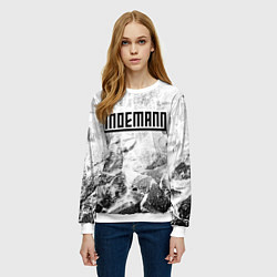 Свитшот женский Lindemann white graphite, цвет: 3D-белый — фото 2