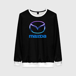 Женский свитшот Mazda neon logo