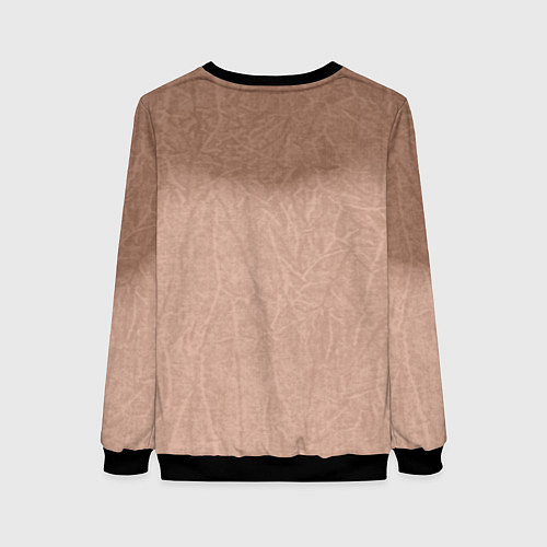 Женский свитшот Suburbans supreme: beige / 3D-Черный – фото 2