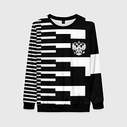 Женский свитшот Россия геометрия