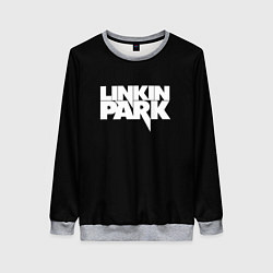 Женский свитшот Lnkin park logo white