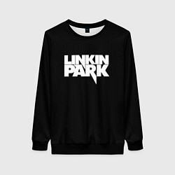 Свитшот женский Lnkin park logo white, цвет: 3D-черный