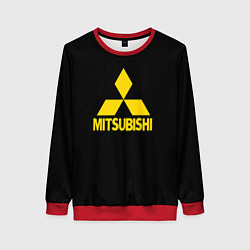 Женский свитшот Mitsubishi logo yelow