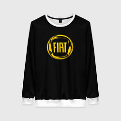 Женский свитшот FIAT logo yelow