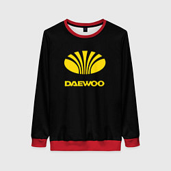 Женский свитшот Daewoo logo yellow