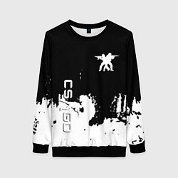 Женский свитшот Контра белые лого