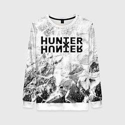 Женский свитшот Hunter x Hunter white graphite