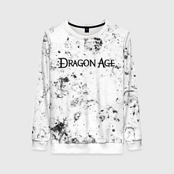 Свитшот женский Dragon Age dirty ice, цвет: 3D-белый
