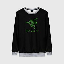 Женский свитшот Razer logo brend