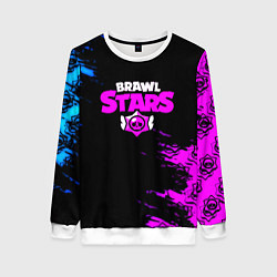 Женский свитшот Brawl stars neon colors