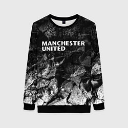 Свитшот женский Manchester United black graphite, цвет: 3D-черный