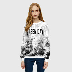 Свитшот женский Green Day white graphite, цвет: 3D-белый — фото 2