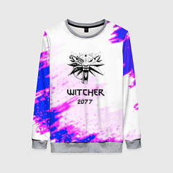 Женский свитшот The Witcher colors neon
