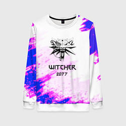 Женский свитшот The Witcher colors neon