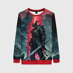 Свитшот женский Рыцарь из армии тьмы, цвет: 3D-красный