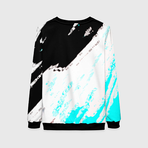 Женский свитшот Assassins Creed краски текстура / 3D-Черный – фото 2