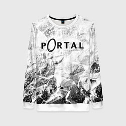 Женский свитшот Portal white graphite