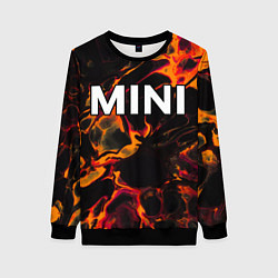 Свитшот женский Mini red lava, цвет: 3D-черный