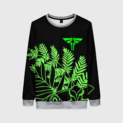 Женский свитшот The Last of Us acid logo