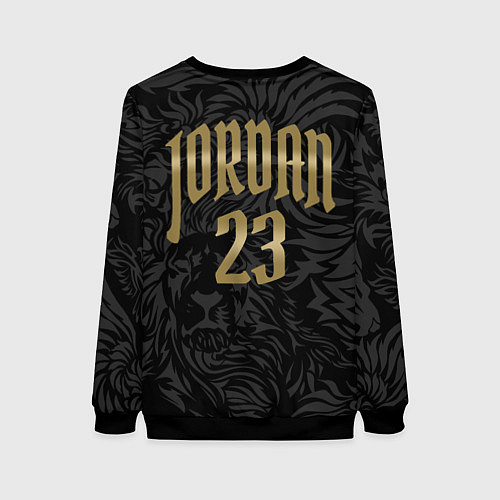 Женский свитшот Форма Майкла Джордана номер 23 Чикаго буллз / 3D-Черный – фото 2