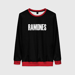 Женский свитшот Ramones white logo