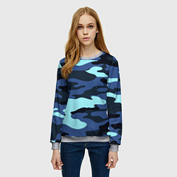 Свитшот женский Камуфляж спецназа, цвет: 3D-меланж — фото 2