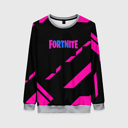 Женский свитшот Fortnite geometry pink