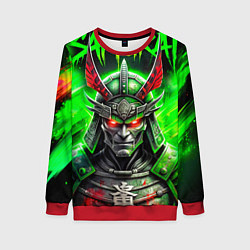 Свитшот женский Samurai green, цвет: 3D-красный