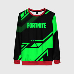 Женский свитшот Fortnite geometry green