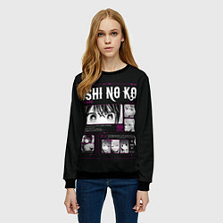 Свитшот женский Персонажи - Звездное дитя, цвет: 3D-черный — фото 2