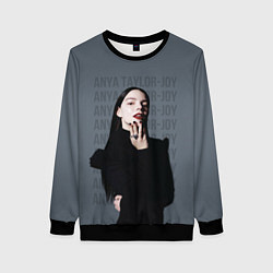 Свитшот женский Actress - Anya Taylor Joy, цвет: 3D-черный