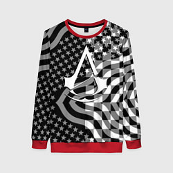 Женский свитшот Assassins Creed logo game usa