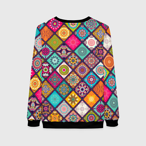 Женский свитшот Этника стайл / 3D-Черный – фото 2