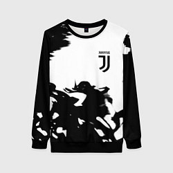 Женский свитшот Juventus smoke black fire