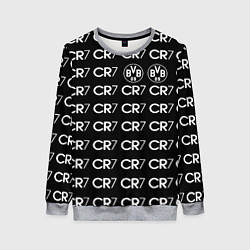 Свитшот женский Borussia sport logo, цвет: 3D-меланж