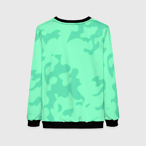 Женский свитшот Реал Мадрид камуфляж / 3D-Черный – фото 2