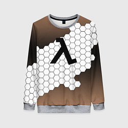 Женский свитшот Half life соты