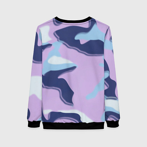 Женский свитшот Fortnite camo steel / 3D-Черный – фото 2