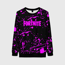 Свитшот женский Fortnite краски, цвет: 3D-черный