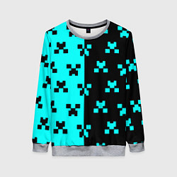 Женский свитшот Minecraft pattern game