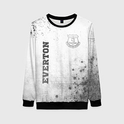 Женский свитшот Everton - white gradient вертикально