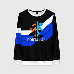 Женский свитшот Portal geometry