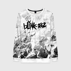 Женский свитшот Blink 182 white graphite