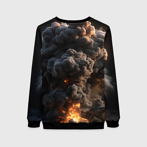 Женский свитшот Captain Titus Warhammer 40000 space marine 2 / 3D-Черный – фото 2