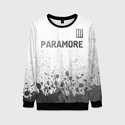 Свитшот женский Paramore - white gradient посередине, цвет: 3D-черный