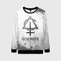 Свитшот женский Behemoth - white gradient, цвет: 3D-черный