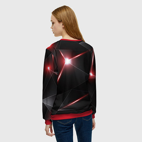 Женский свитшот Shiv Deadlock / 3D-Красный – фото 4