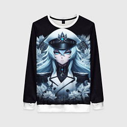 Свитшот женский Эсдес строга и элегантна, цвет: 3D-белый