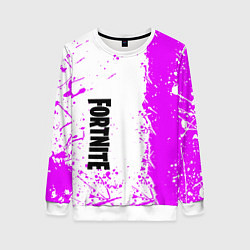 Свитшот женский Fortnite pink color, цвет: 3D-белый