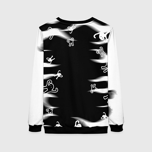 Женский свитшот Ъуъ съука memes / 3D-Черный – фото 2